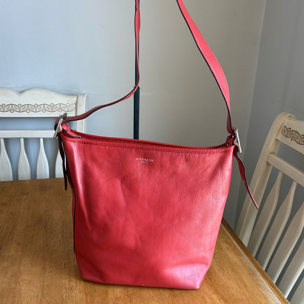 Coach Coral 2013 Legacy duffle bucket bag